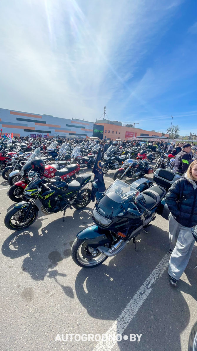 Открытие мотосезона в Гродно 2025