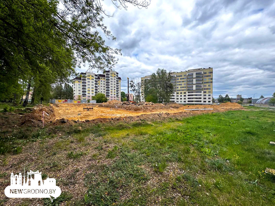 Новый квартал жилых домов на Островского - Дзержинского в Гродно