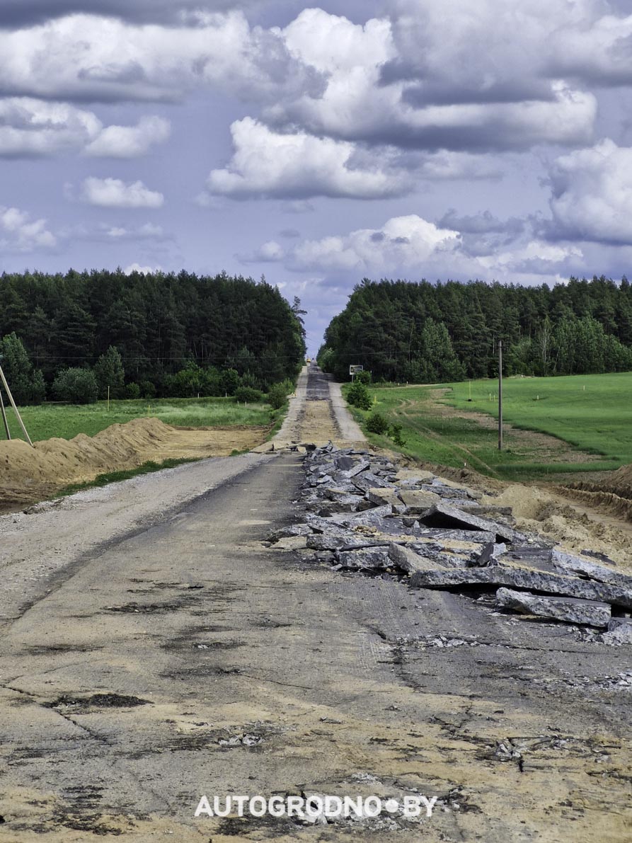 Строительство объездной дороги в сторону м-на Ольшанка в Гродно