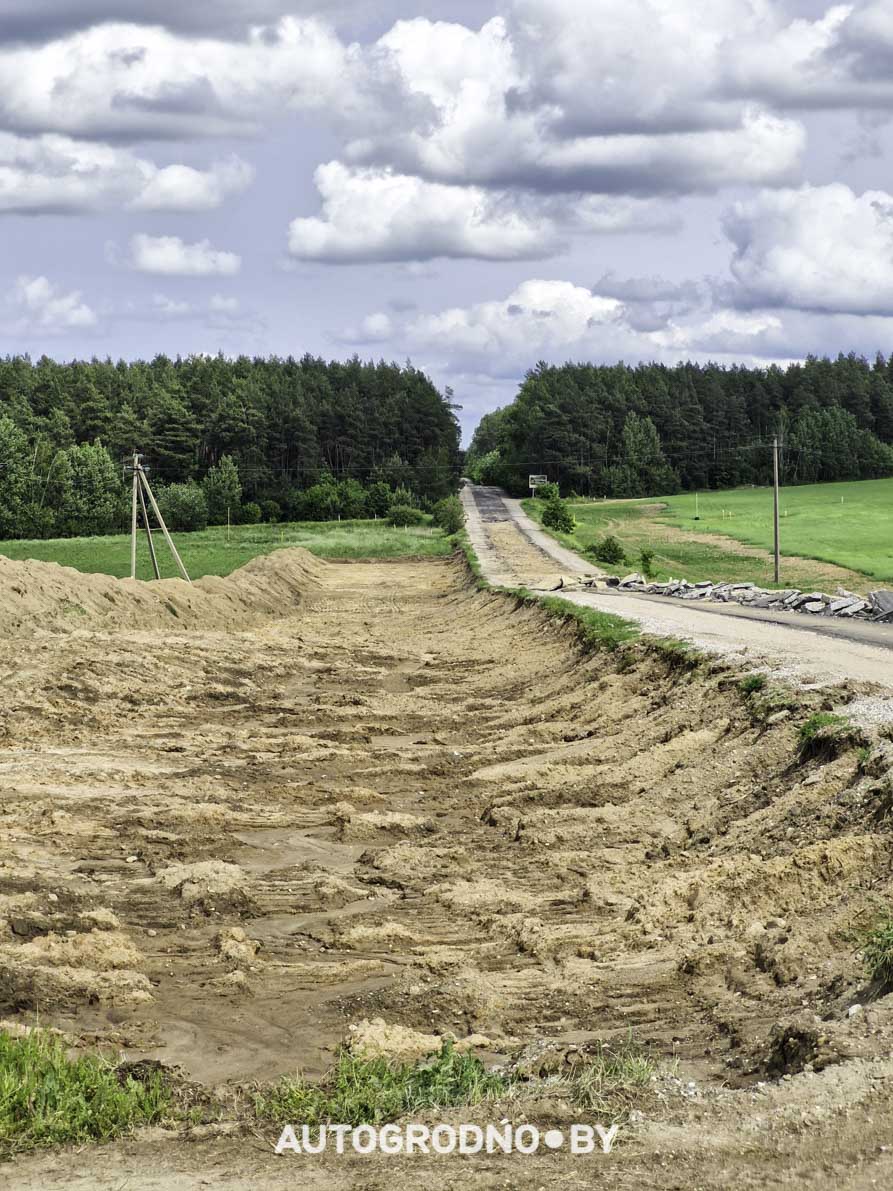 Строительство объездной дороги в сторону м-на Ольшанка в Гродно