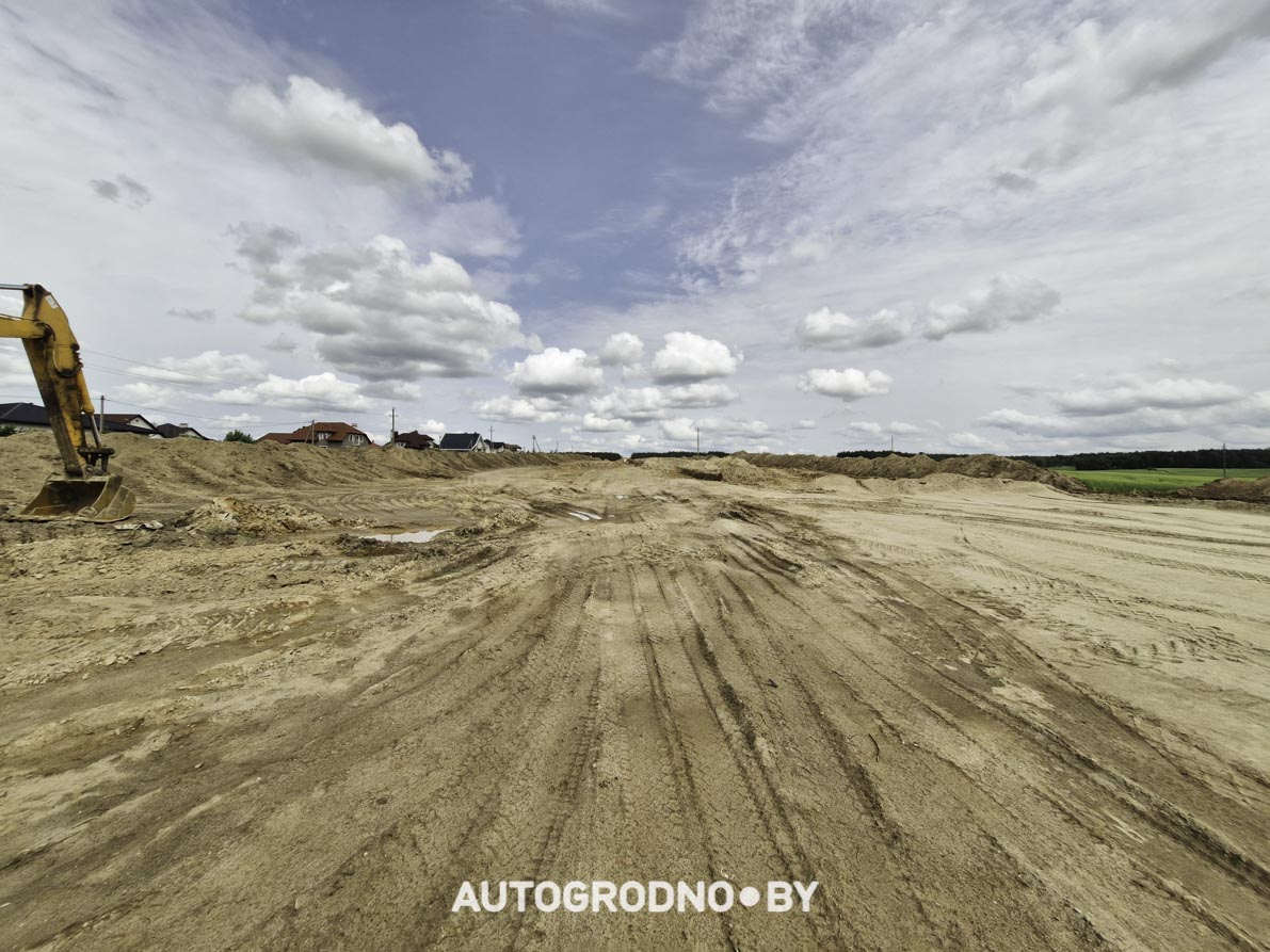 Строительство объездной дороги в сторону м-на Ольшанка в Гродно