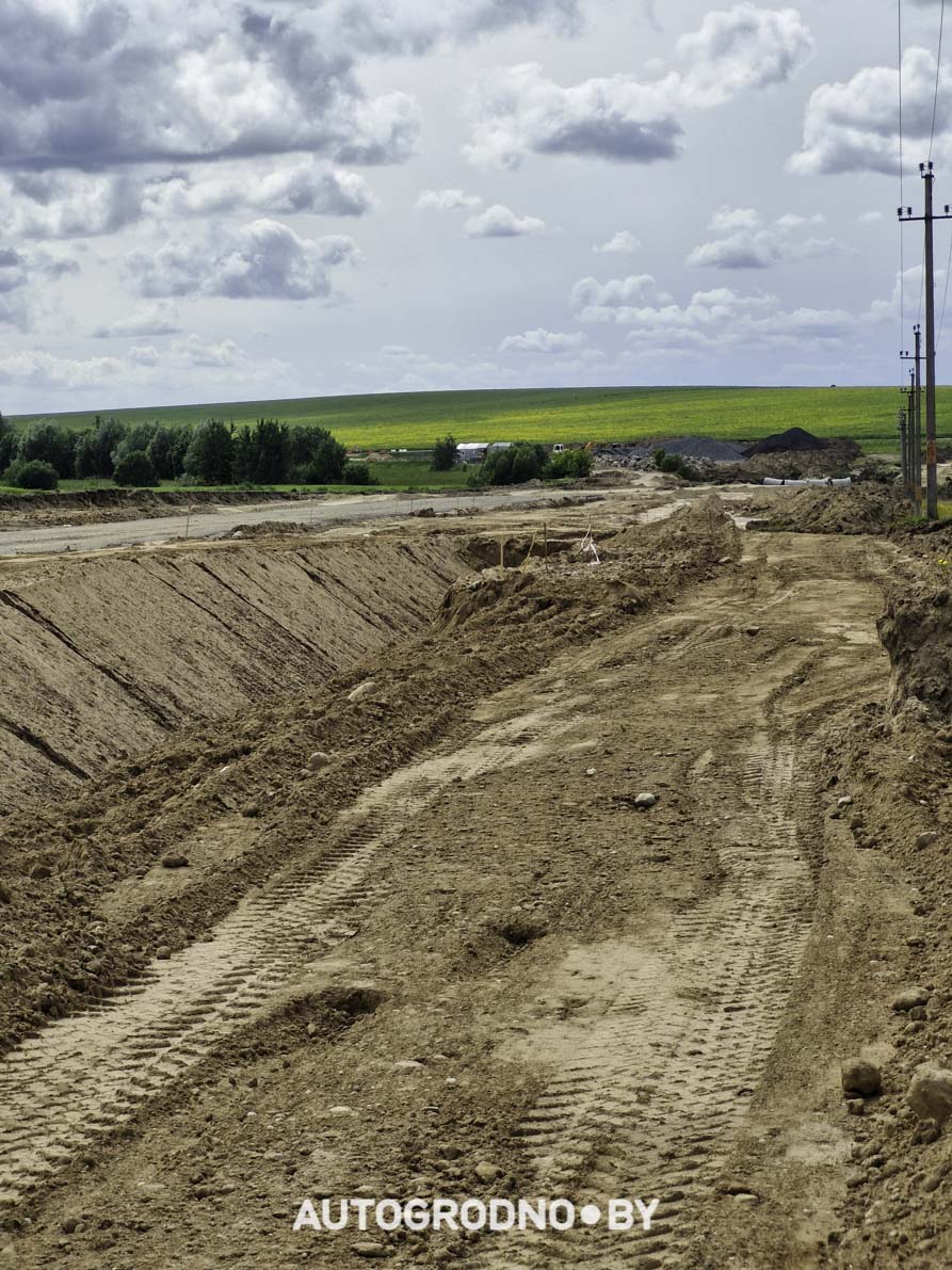 Строительство объездной дороги в сторону м-на Ольшанка в Гродно