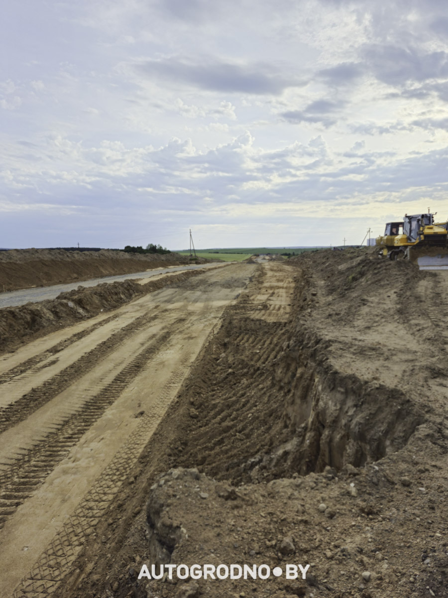 Бетонка объездная Гродно стройка