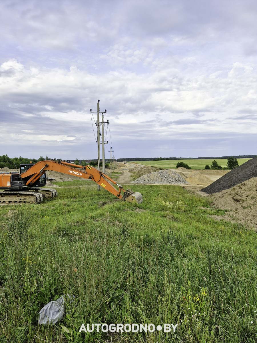 Бетонка объездная Гродно стройка