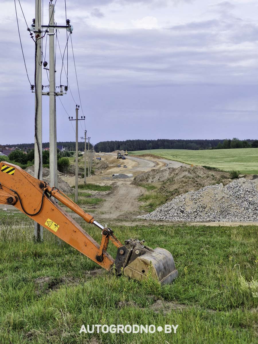 Бетонка объездная Гродно стройка