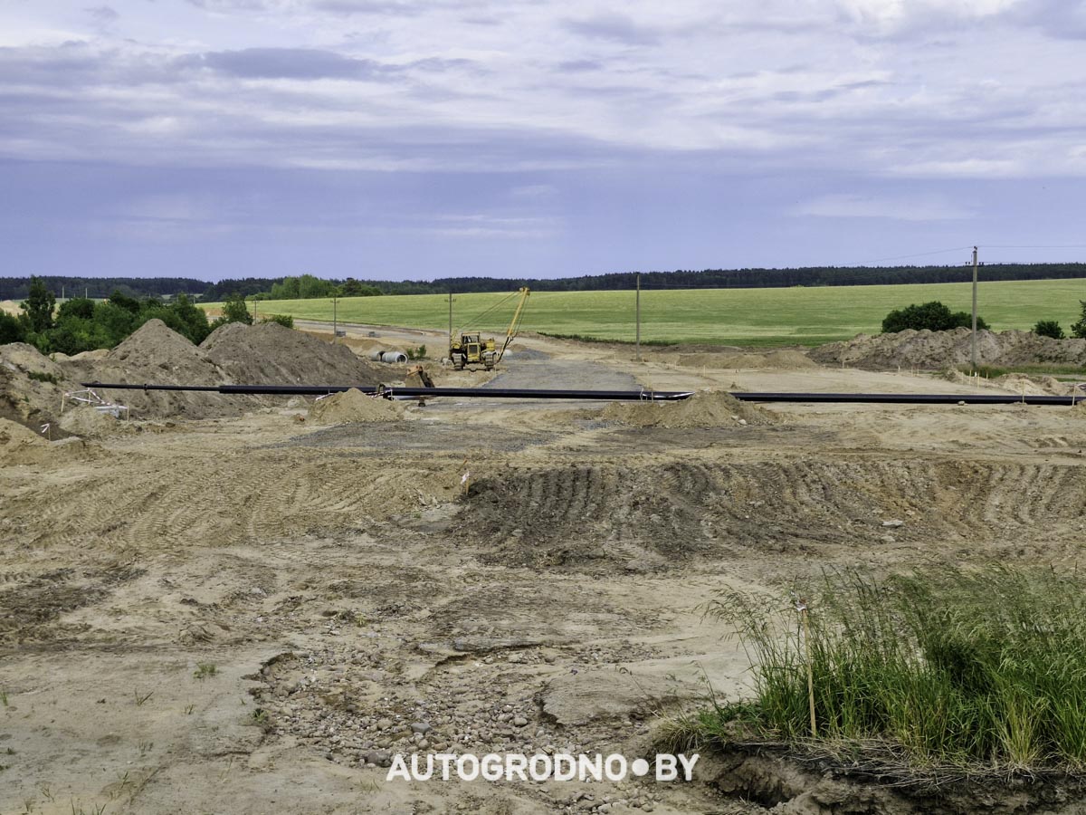 Бетонка объездная Гродно стройка