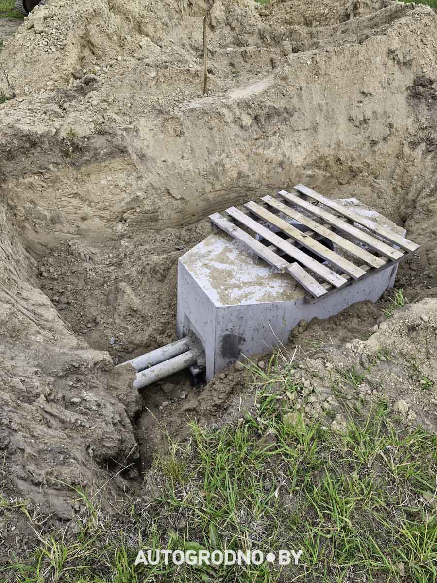 Бетонка объездная Гродно стройка