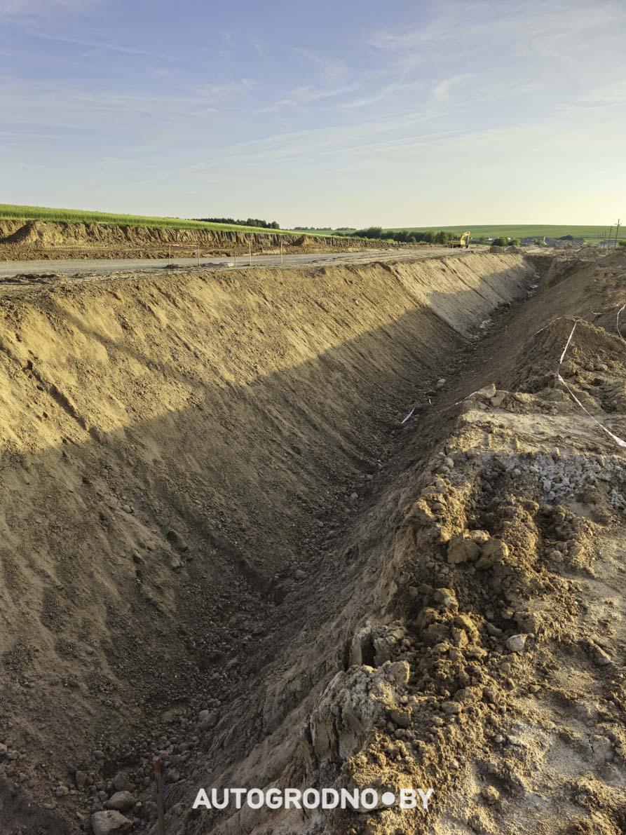 Строительство объездной в Гродно - бетонка - 16 06 2025