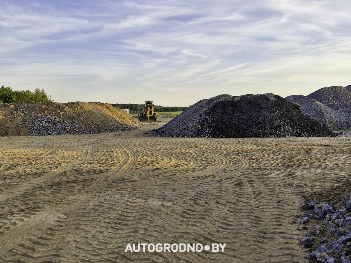 Строительство объездной в Гродно - бетонка - 16 06 2025