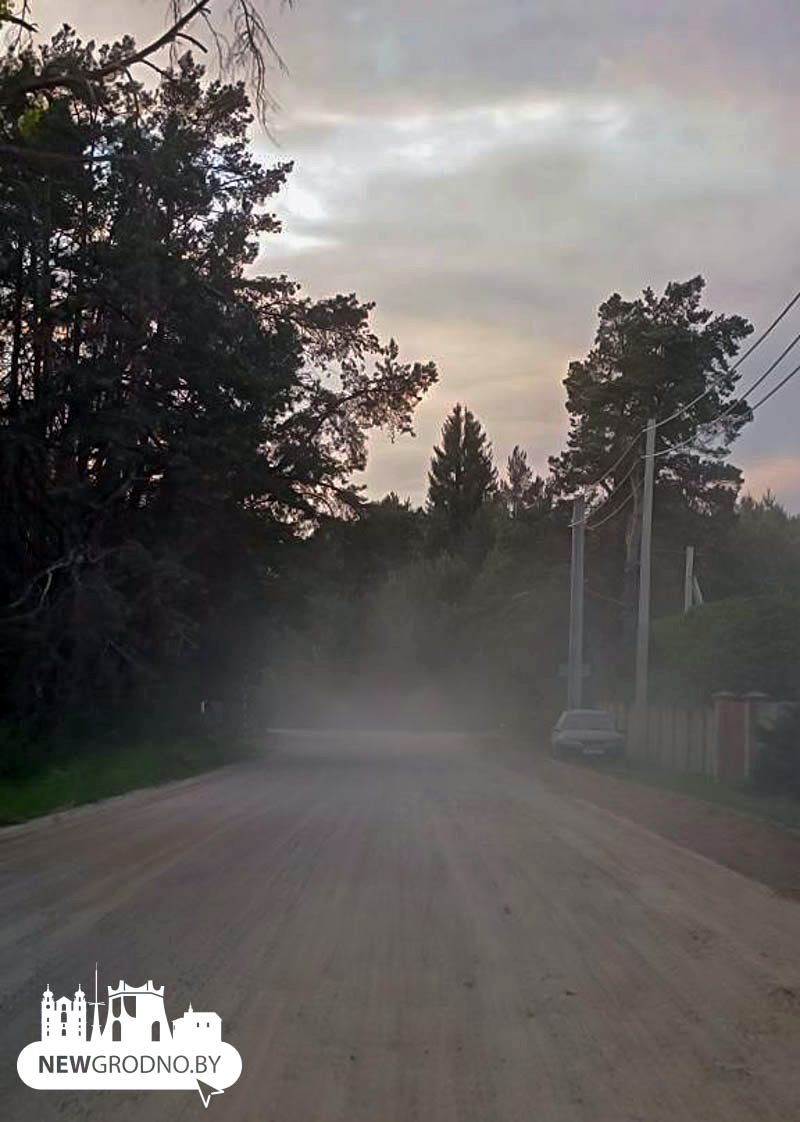 Сами с государством уложили асфальт и построили дорогу в Гродно