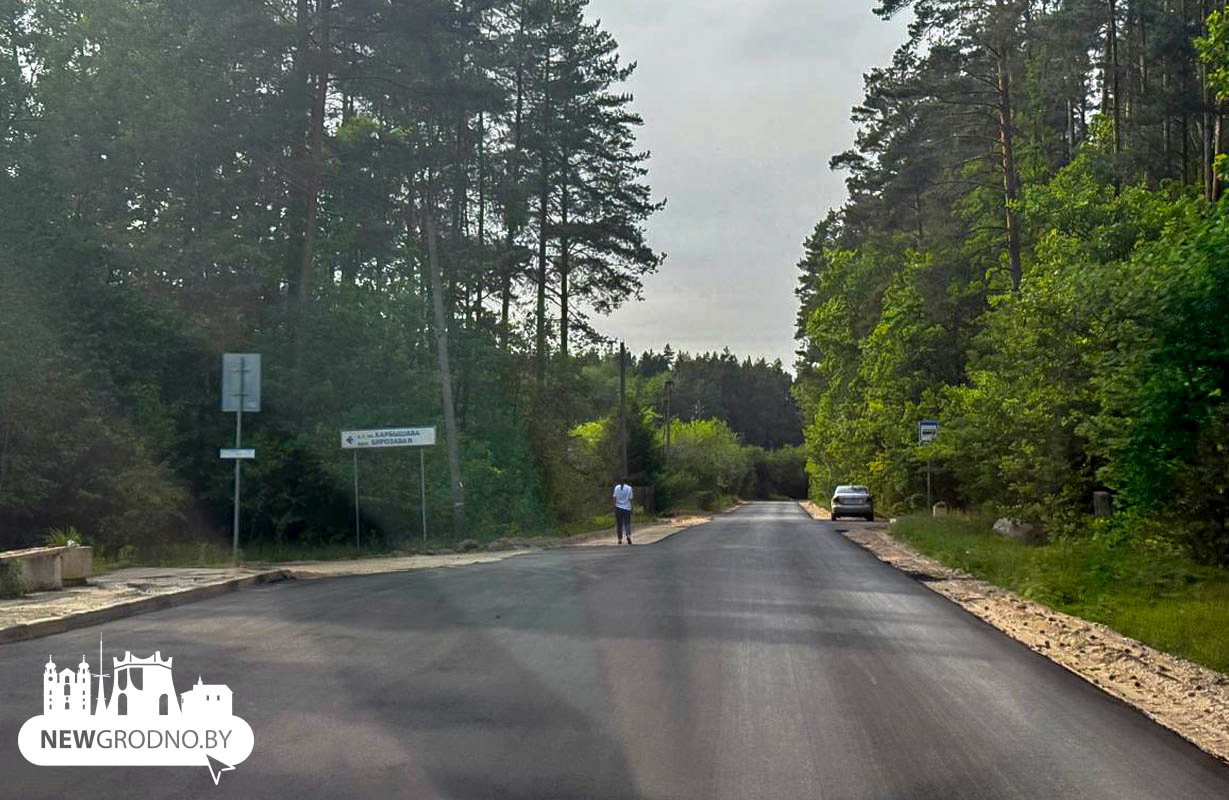 Сами с государством уложили асфальт и построили дорогу в Гродно