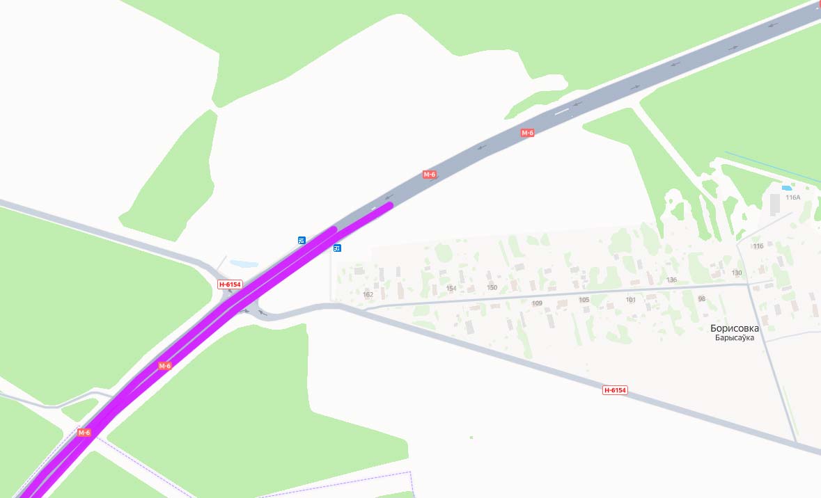 Камеры средней скорости на трассе М6 Минск Гродно