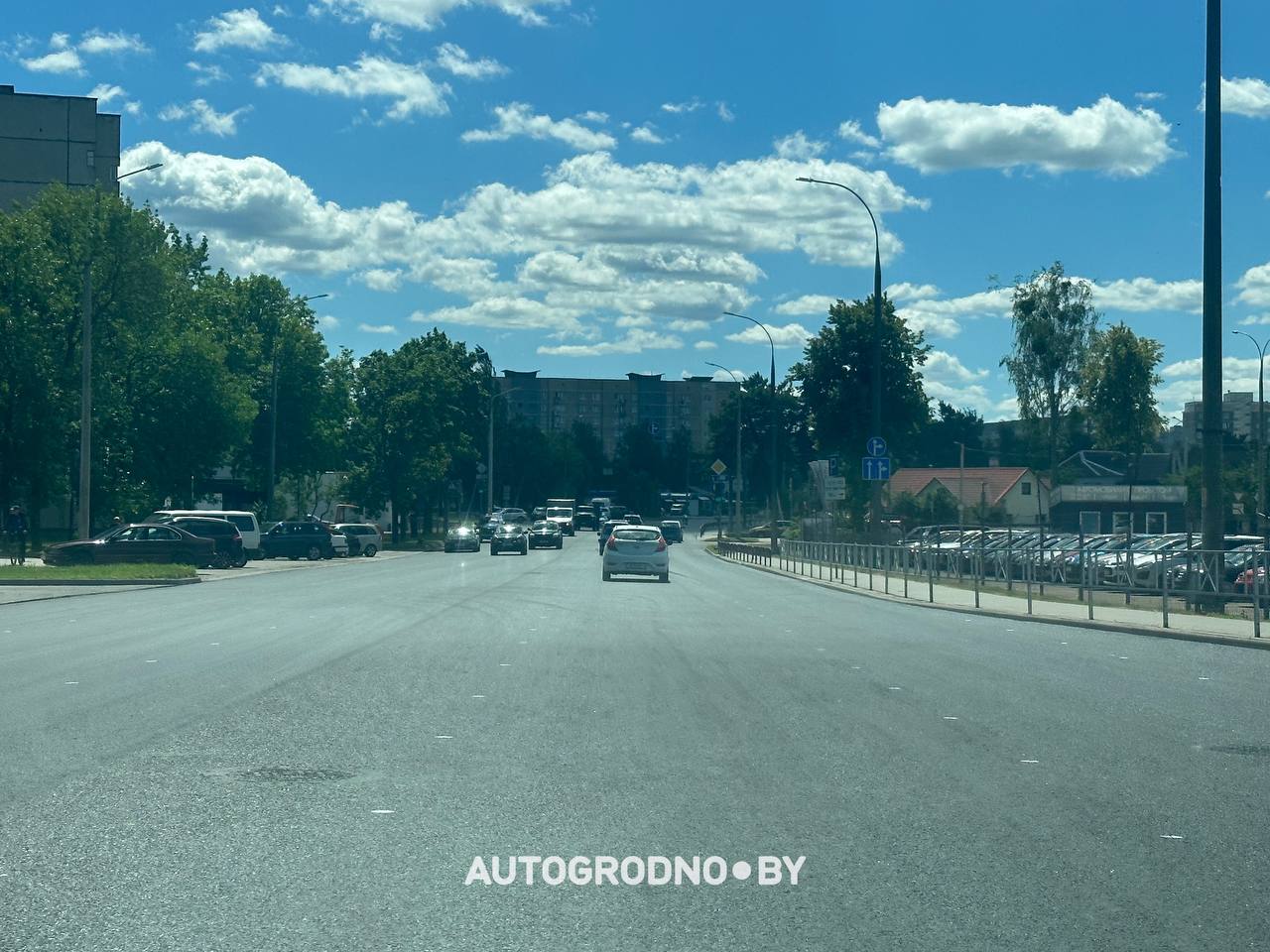 Ремонт улицы Соломовой в Гродно