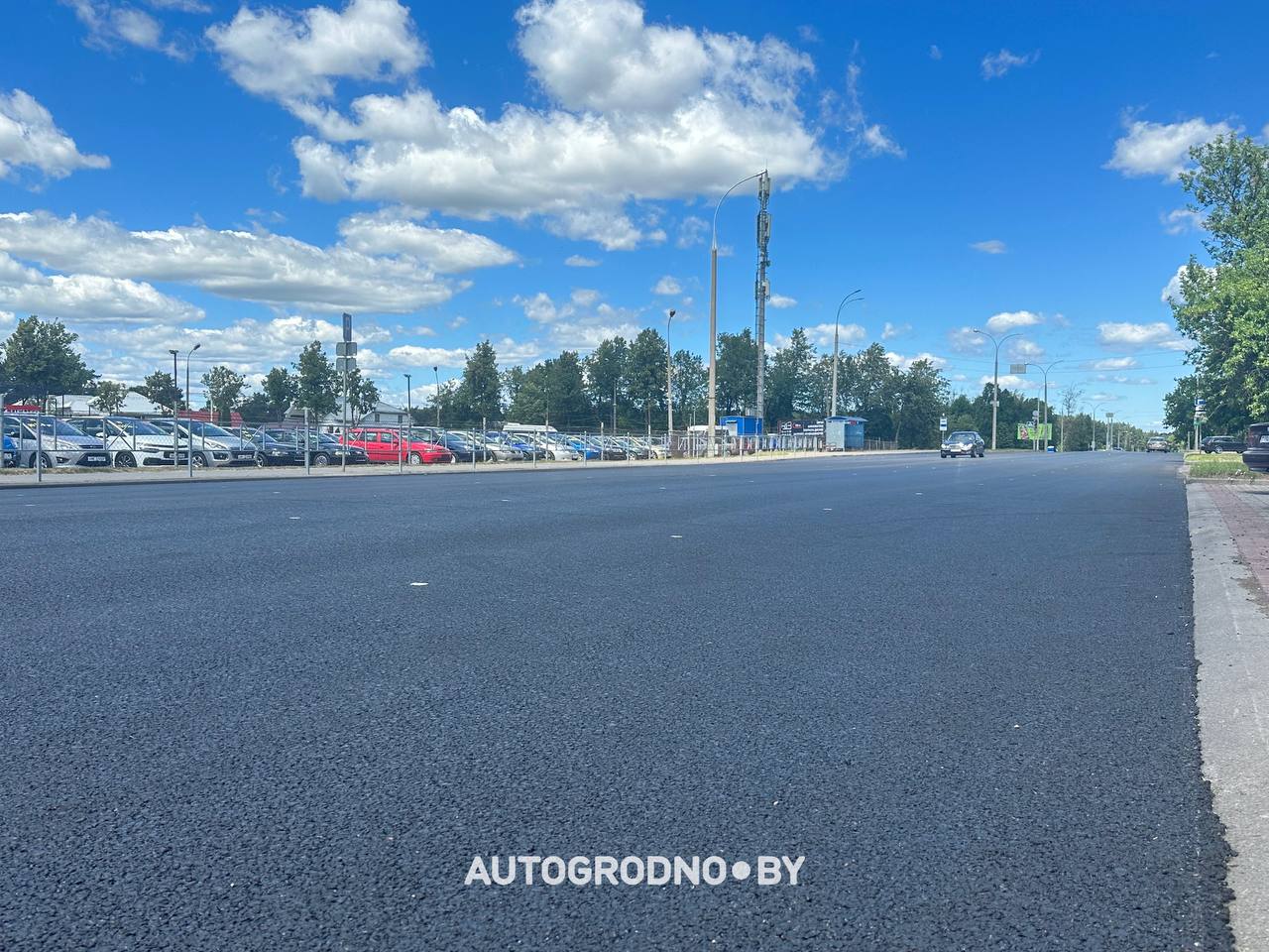 Ремонт улицы Соломовой в Гродно