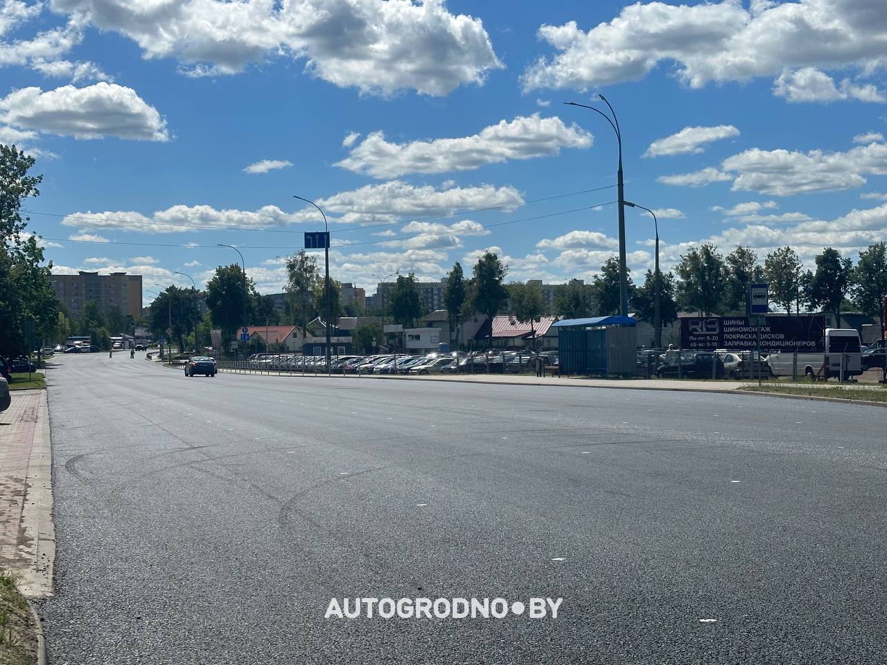 Ремонт улицы Соломовой в Гродно