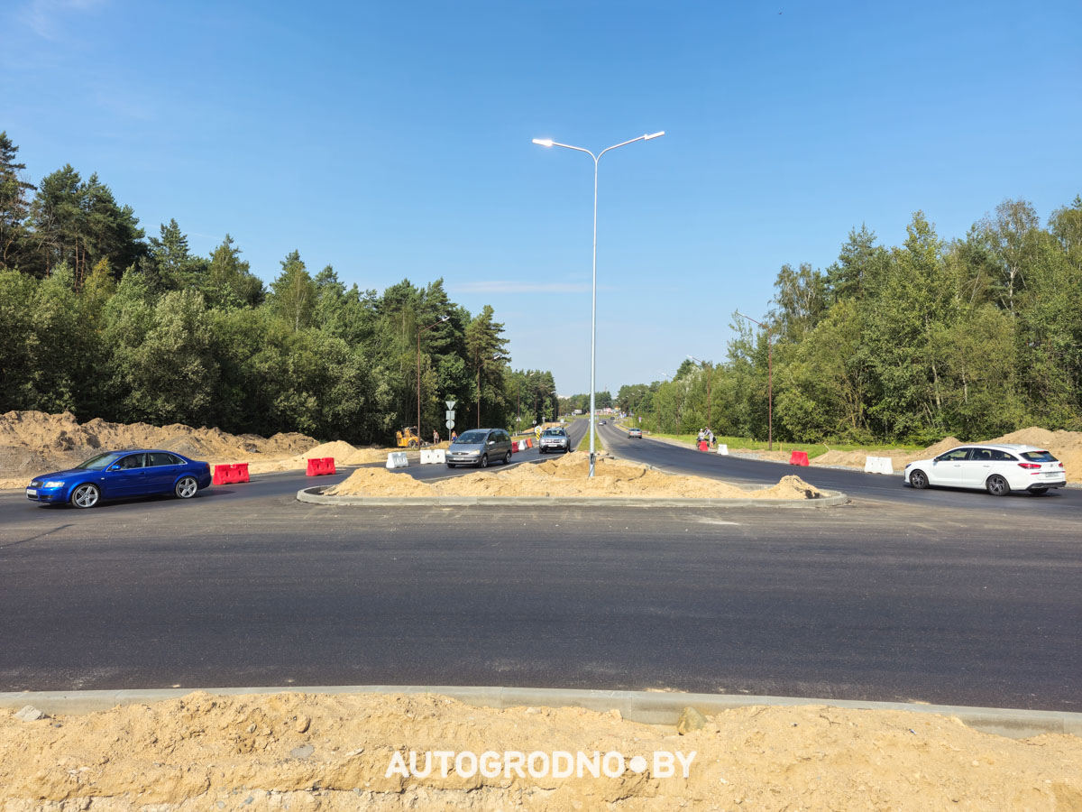 Реконструкция дороги Бетонки в Гродно - сентябрь 2025 - фото