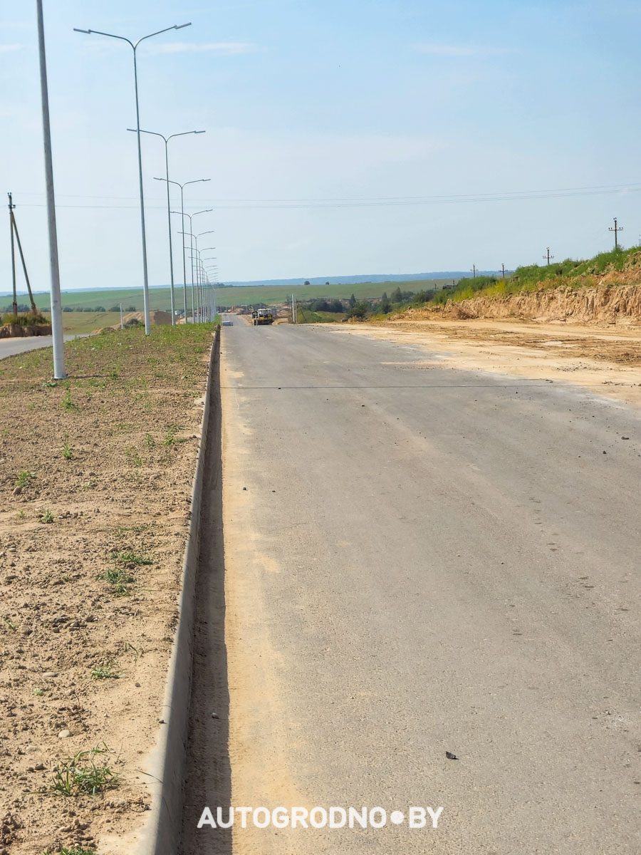 Реконструкция дороги Бетонки в Гродно - сентябрь 2025 - фото