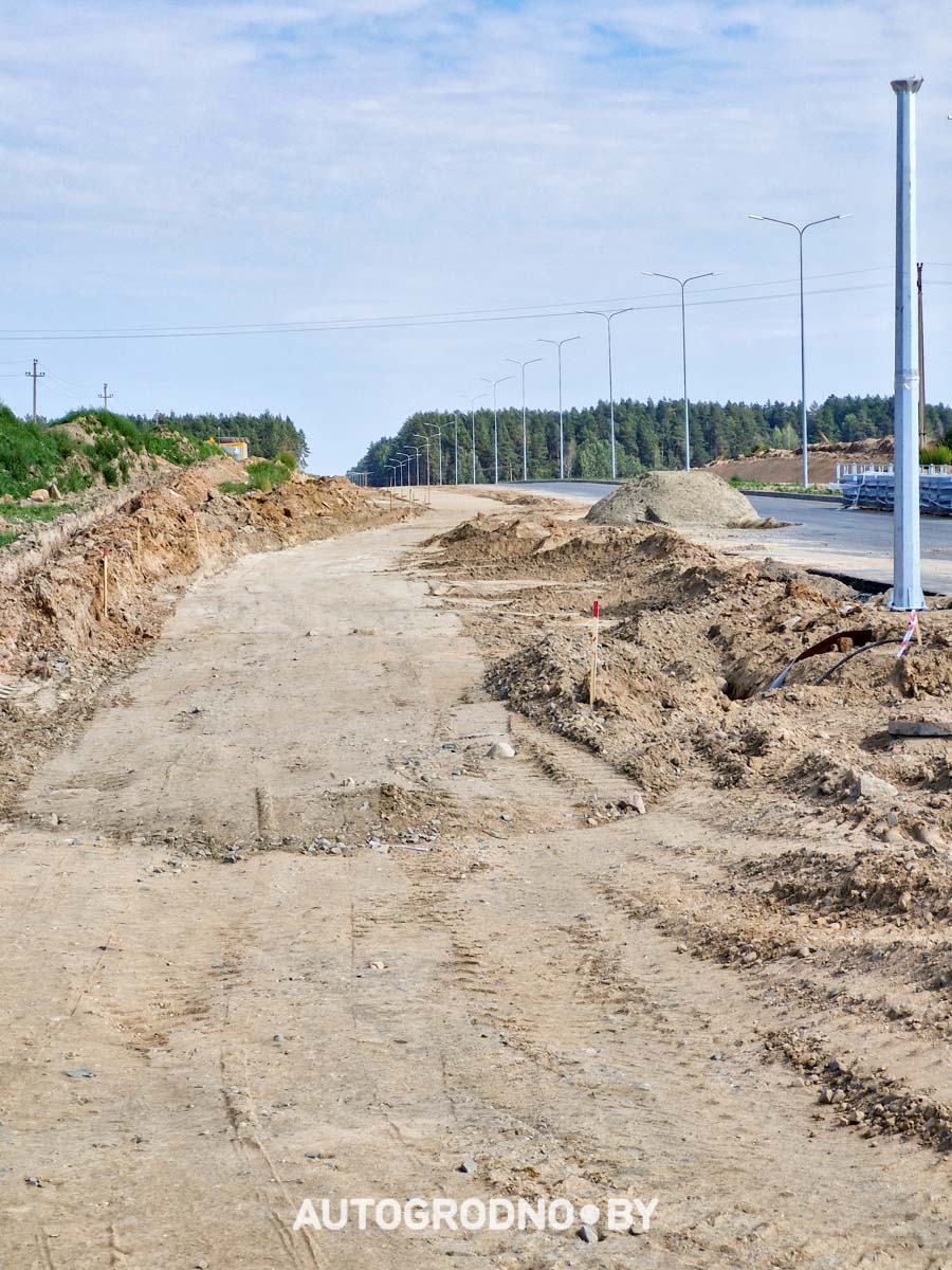 Реконструкция дороги Бетонки в Гродно - сентябрь 2025 - фото