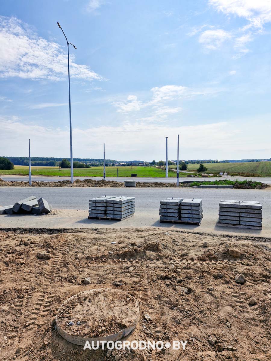 Реконструкция дороги Бетонки в Гродно - сентябрь 2025 - фото