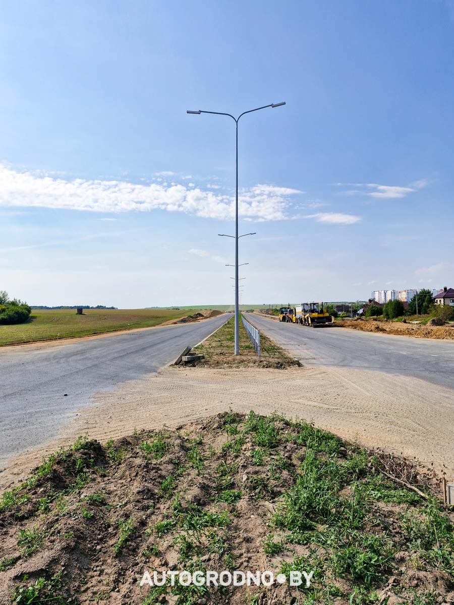 Реконструкция дороги Бетонки в Гродно - сентябрь 2025 - фото