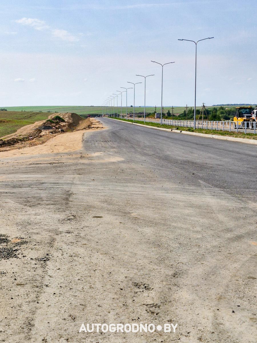 Реконструкция дороги Бетонки в Гродно - сентябрь 2025 - фото