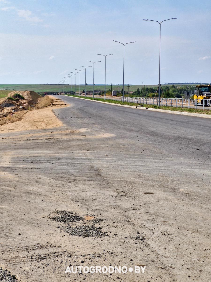 Реконструкция дороги Бетонки в Гродно - сентябрь 2025 - фото