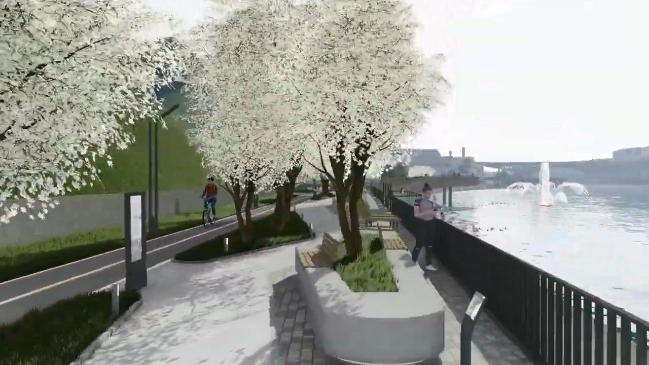 Архитекторы показали детализацию новой набережной Гродно: так будет в 2028 году!