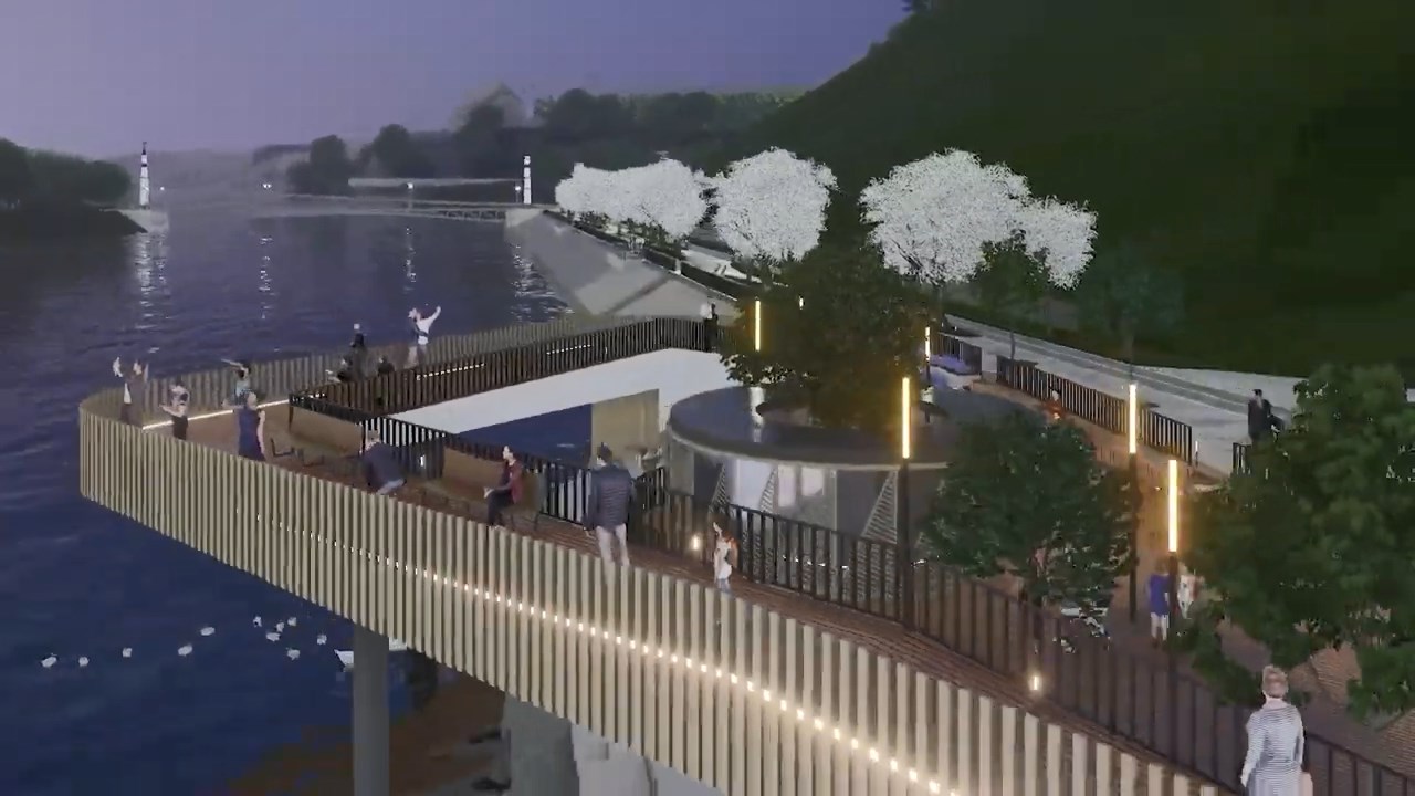 Архитекторы показали детализацию новой набережной Гродно: так будет в 2028 году!