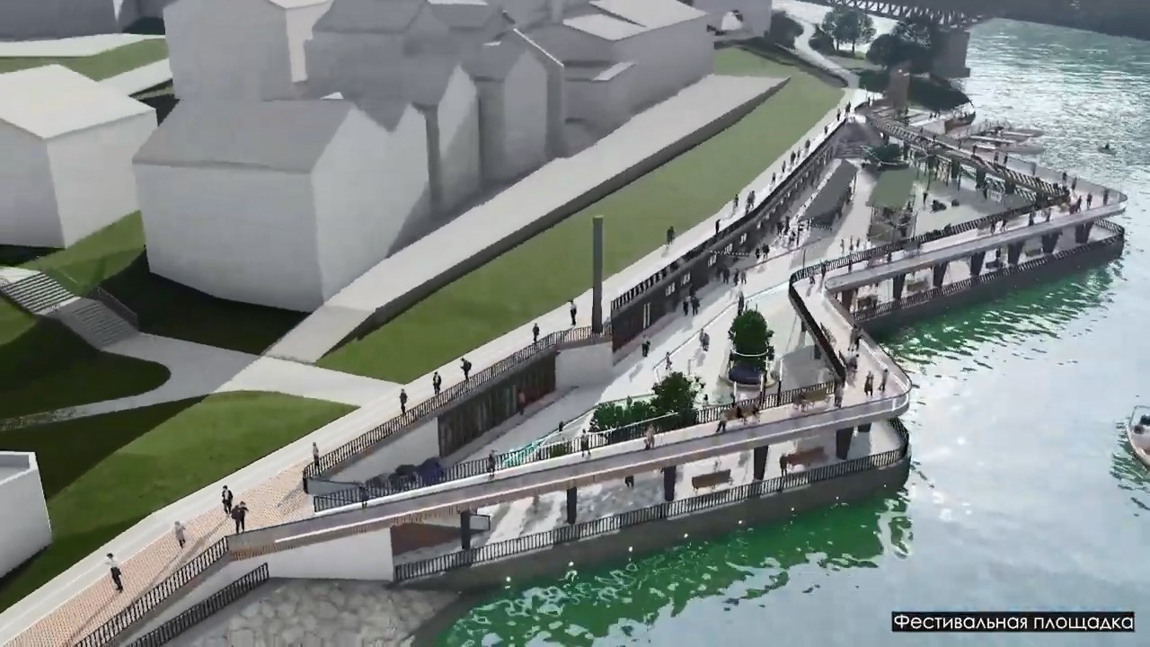 Архитекторы показали детализацию новой набережной Гродно: так будет в 2028 году!