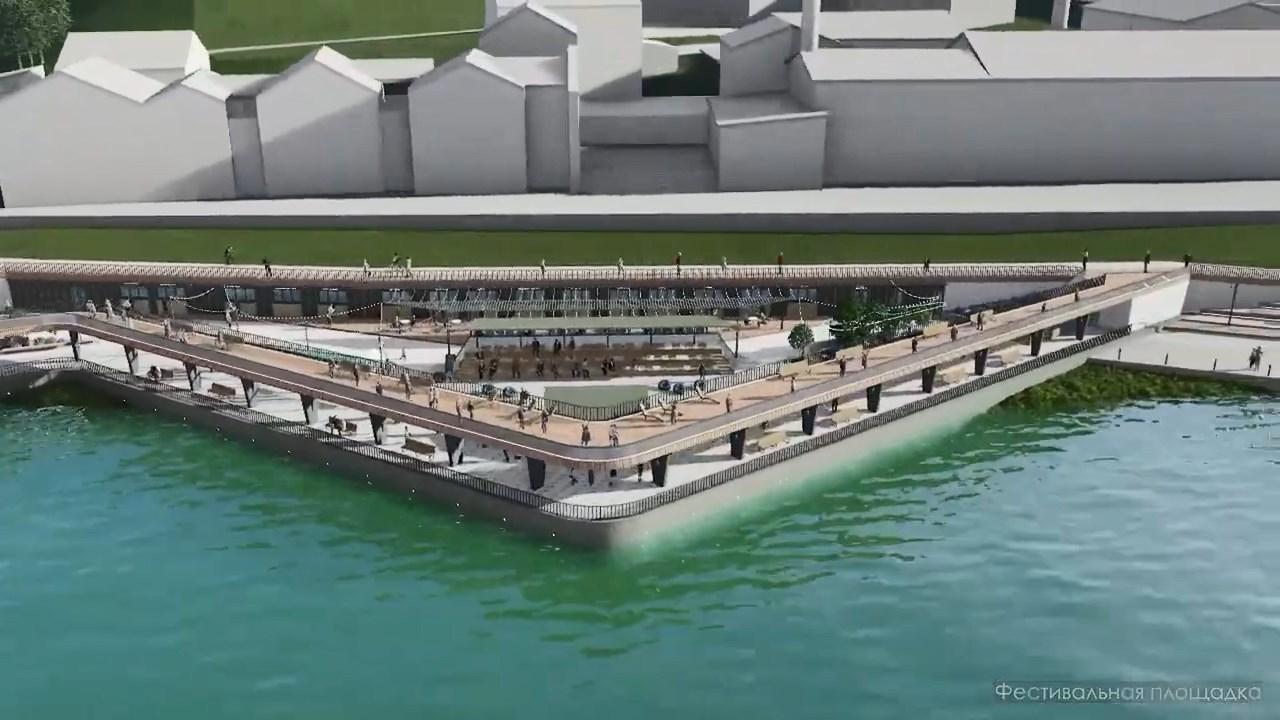 Архитекторы показали детализацию новой набережной Гродно: так будет в 2028 году!