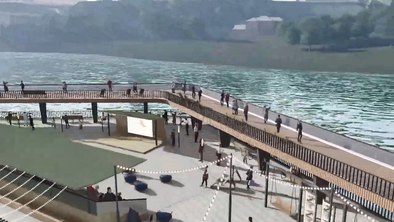 Архитекторы показали детализацию новой набережной Гродно: так будет в 2028 году!