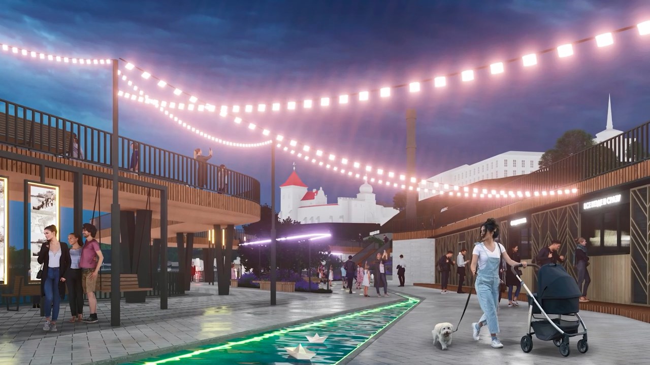 Архитекторы показали детализацию новой набережной Гродно: так будет в 2028 году!