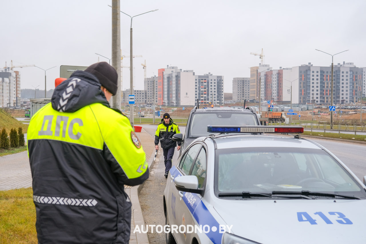 Рейд ГАИ Гrodno - на летних или зимних шинах ездят водители Беларуси