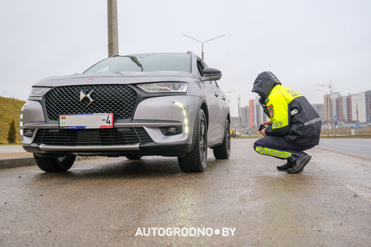 Рейд ГАИ Гrodno - на летних или зимних шинах ездят водители Беларуси