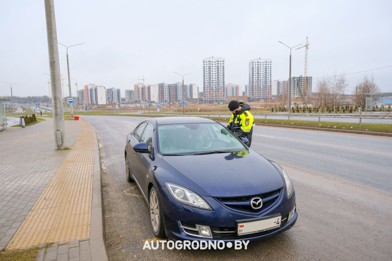 Рейд ГАИ Гrodno - на летних или зимних шинах ездят водители Беларуси