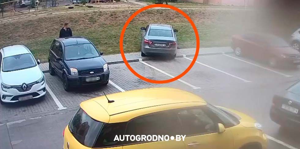 "Ну и фокусник, терпение заканчивается!" Посмотрите, как водитель сокращает путь к себе домой на Девятовке в Гродно