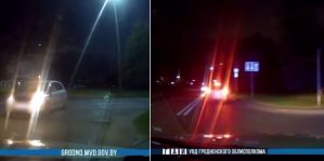 Воскресной ночью в Гродно задержали нетрезвого водителя