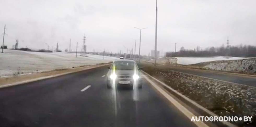 Как водители Гродно реагируют на езду в левой полосе объездной дороги