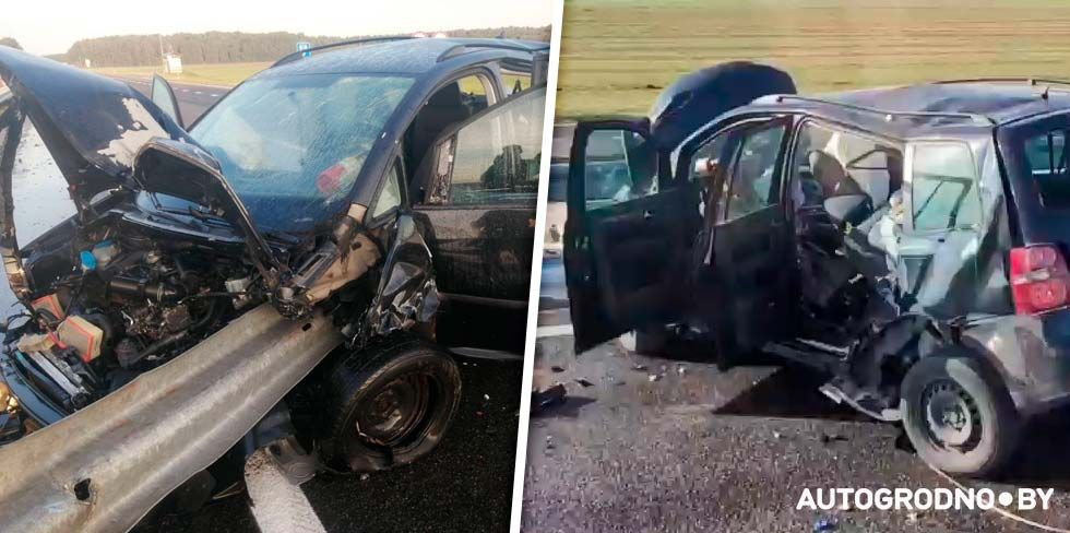 На трассе М6 погиб молодой водитель: Volkswagen прошило отбойником у поворота на Бали