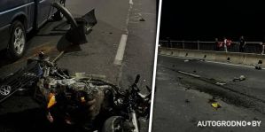 "Нужно смотреть вперёд и думать, что можно сделать". Мотоциклисты Гродно решили помочь ребятам, попавшим в ДТП