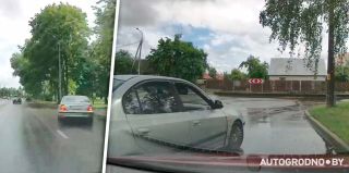 "Что ты творишь?" В Гродно водитель устроил конфликт: заблокировал движение, оскорбил девушку и ее пассажира