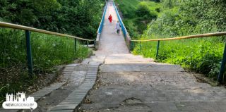 Разберут и построят заново. Стала известна судьба аварийного пешеходного моста в Румлевском парке