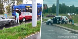 Утро началось не с кофе: 2 аварии в Гродно