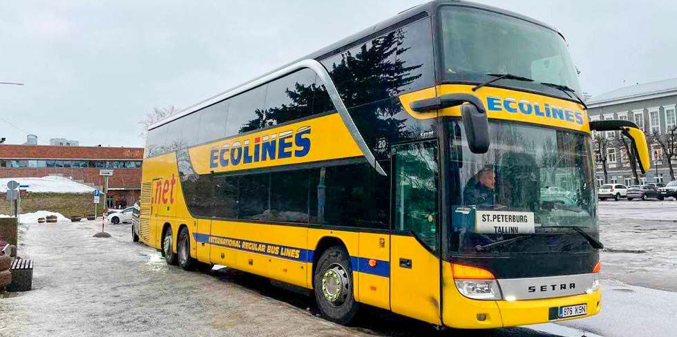 Латвия закрывает регулярные автобусные рейсы с Беларусью