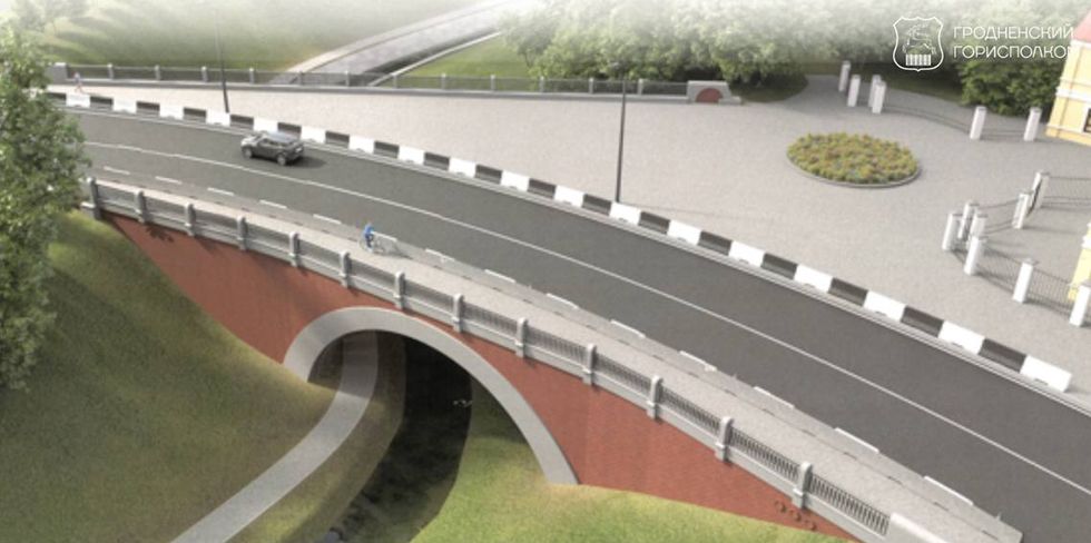 В Гродно грядёт реконструкция моста через Юрисдику. Движение по улице Митрополита Филарета временно закроют