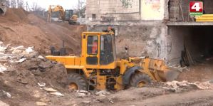 В Гродно на месте бывшего "Лазурного" началась стройка. Стало известно, что там будет