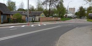 На Тимирязева заузили проезжую часть. Зачем?