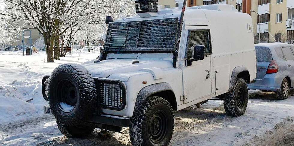 В Минске заметили необычный бронированный автомобиль – откуда он взялся