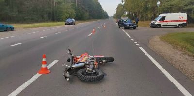 ДТП с участием мотоциклиста под Гродно