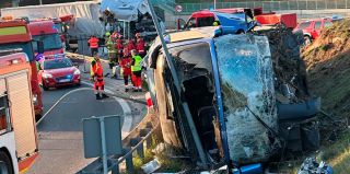 Возле Варшавы перевернулся автобус, в нем были граждане Беларуси